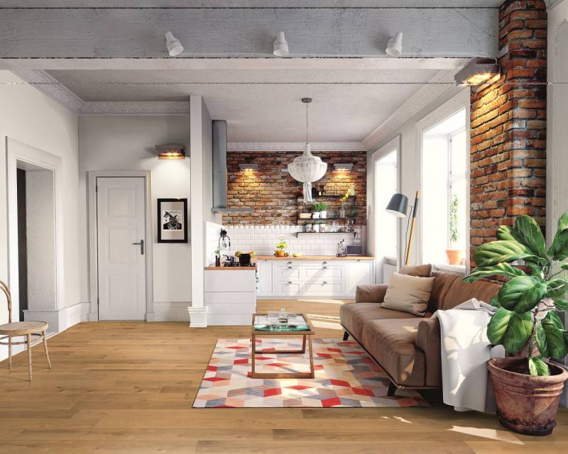 Trouver du plancher lames larges facile d'entretien, côte basque, Bidart