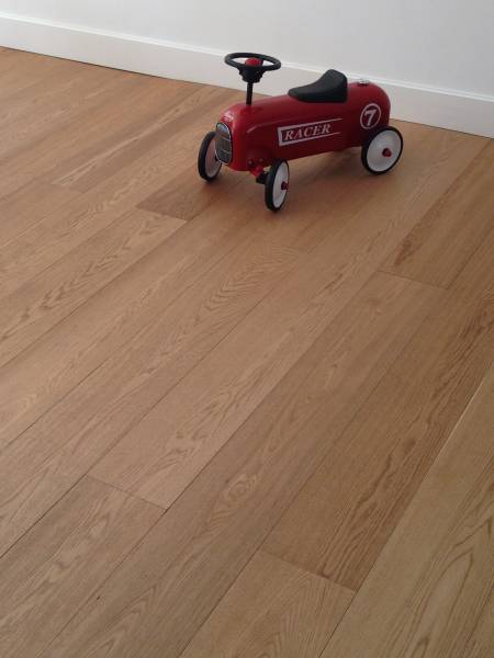 parquet semi massif chene huile naturel lames larges